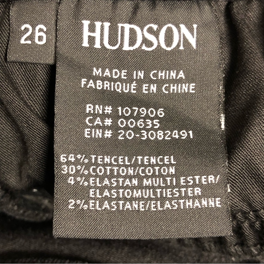 Hudson Luna ankle super skinny jeans size 26 - Picture 10 of 12